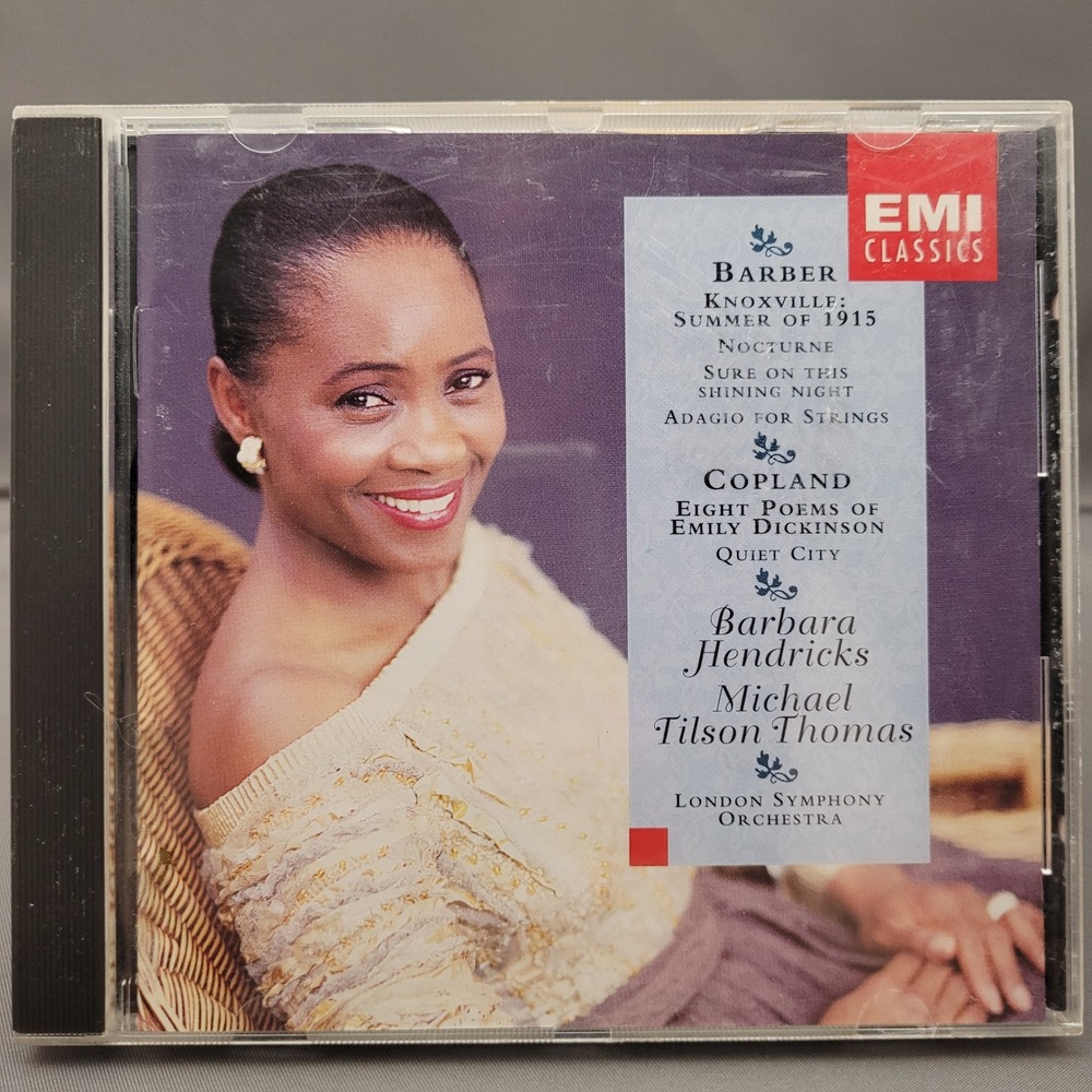 Barber Knoxville: Summer of 1915 Barbara Hendricks (CD, 1995)